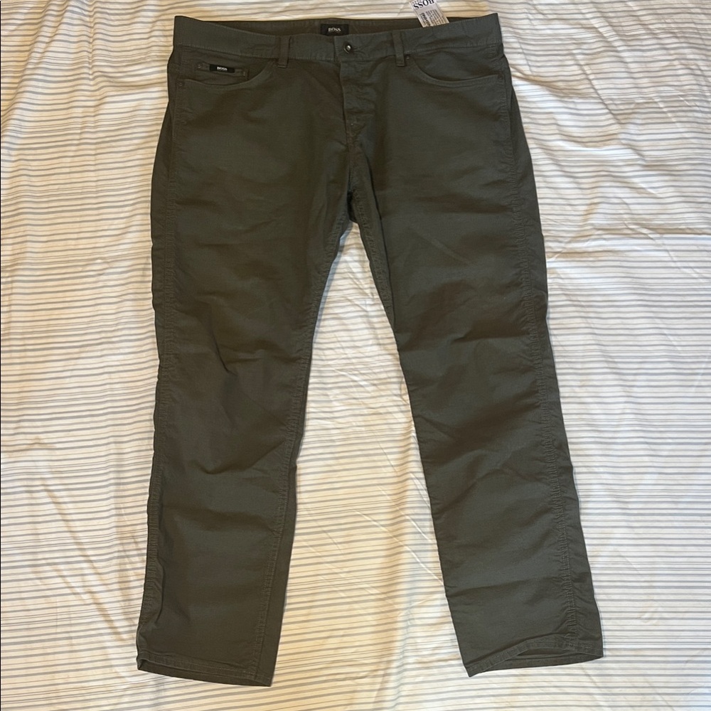 Boss Khaki Stretch Pants